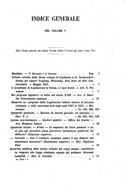 La Temi giornale di legislazione e giurisprudenza