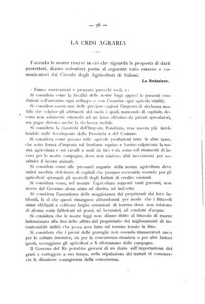 La Sicilia agricola giornale ebdomadario