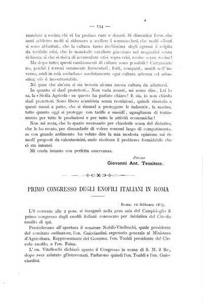 La Sicilia agricola giornale ebdomadario