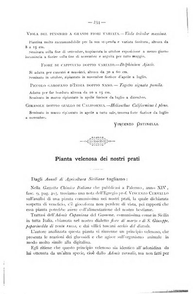 La Sicilia agricola giornale ebdomadario