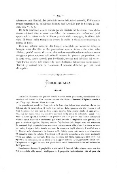 La Sicilia agricola giornale ebdomadario