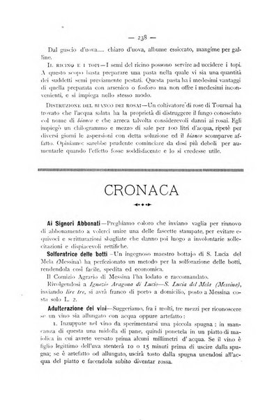 La Sicilia agricola giornale ebdomadario