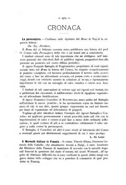 La Sicilia agricola giornale ebdomadario