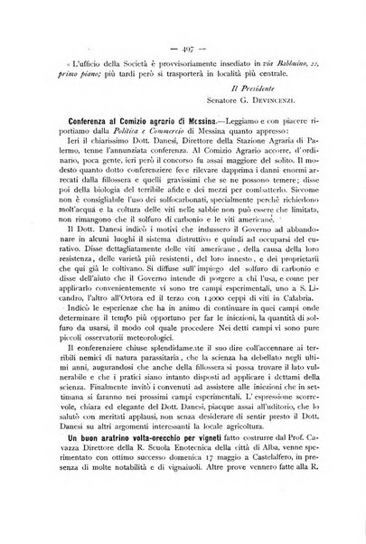 La Sicilia agricola giornale ebdomadario