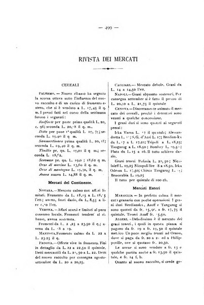 La Sicilia agricola giornale ebdomadario