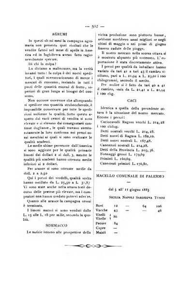 La Sicilia agricola giornale ebdomadario