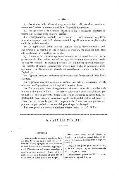 La Sicilia agricola giornale ebdomadario