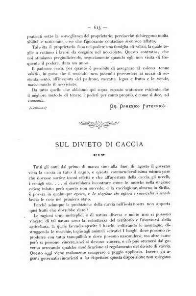 La Sicilia agricola giornale ebdomadario