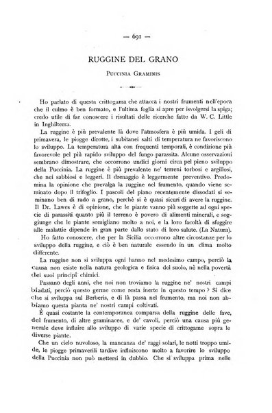 La Sicilia agricola giornale ebdomadario