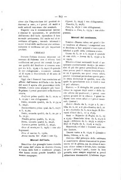 La Sicilia agricola giornale ebdomadario