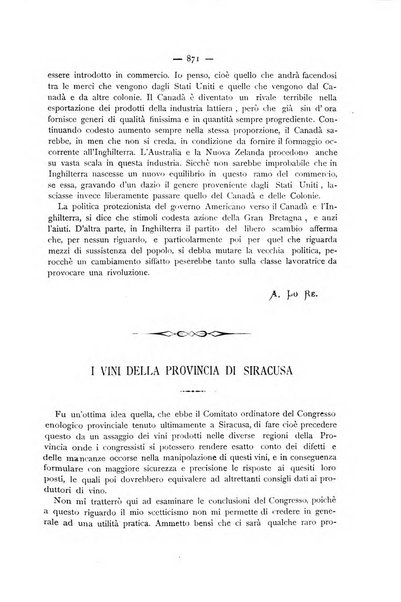 La Sicilia agricola giornale ebdomadario