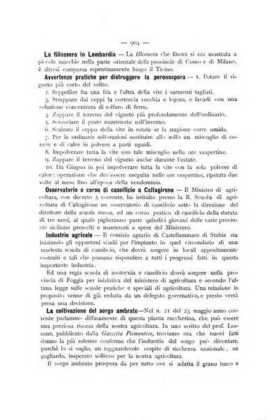 La Sicilia agricola giornale ebdomadario