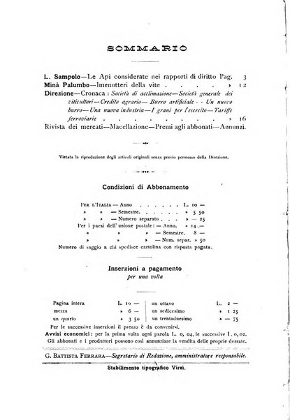 La Sicilia agricola giornale ebdomadario