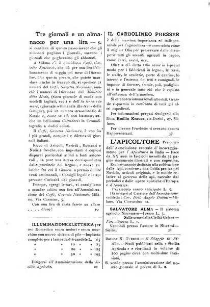 La Sicilia agricola giornale ebdomadario