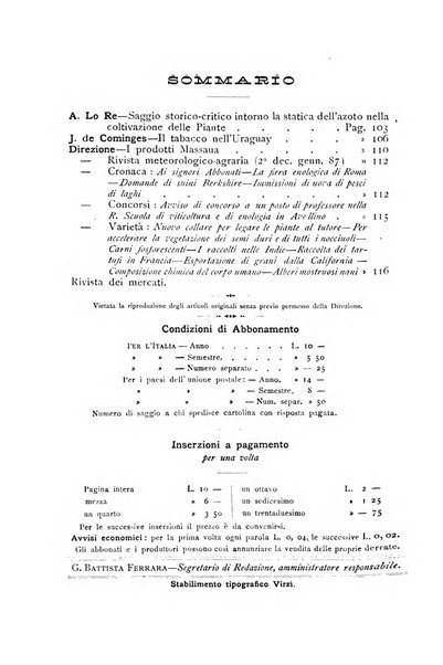 La Sicilia agricola giornale ebdomadario