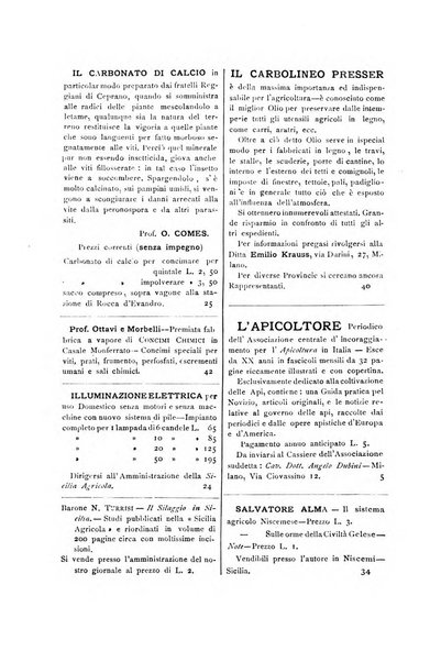 La Sicilia agricola giornale ebdomadario