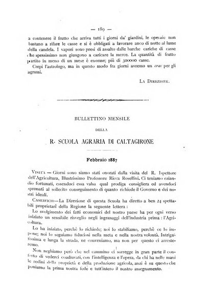 La Sicilia agricola giornale ebdomadario