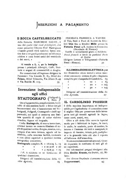 La Sicilia agricola giornale ebdomadario