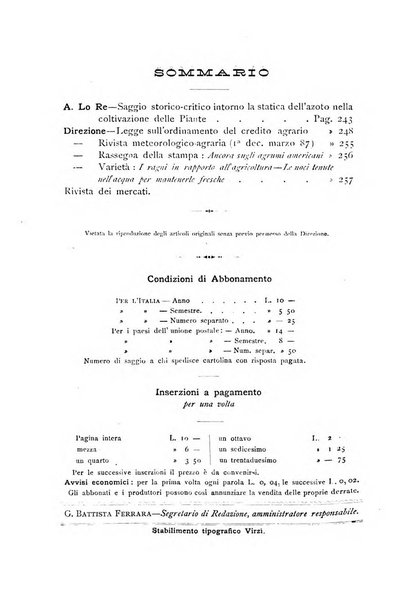 La Sicilia agricola giornale ebdomadario