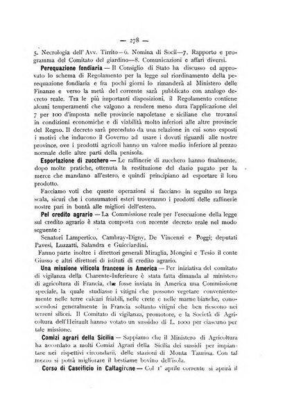 La Sicilia agricola giornale ebdomadario