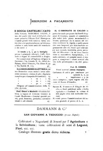 La Sicilia agricola giornale ebdomadario