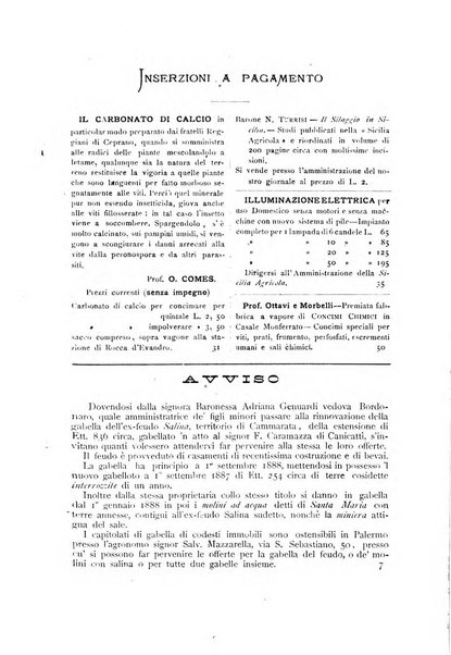 La Sicilia agricola giornale ebdomadario