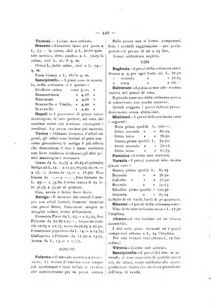 La Sicilia agricola giornale ebdomadario