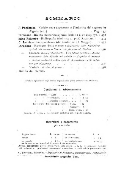 La Sicilia agricola giornale ebdomadario