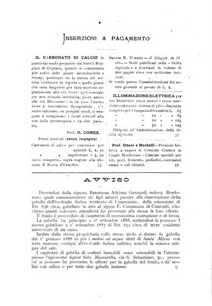 La Sicilia agricola giornale ebdomadario