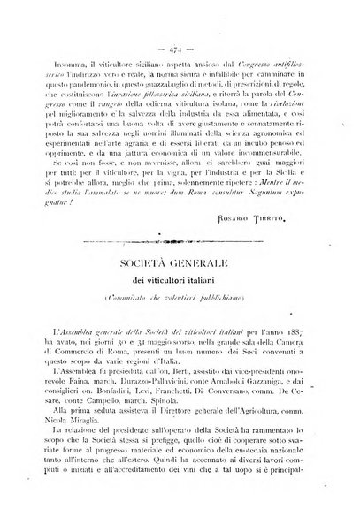 La Sicilia agricola giornale ebdomadario