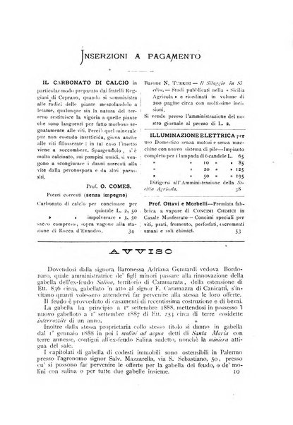 La Sicilia agricola giornale ebdomadario