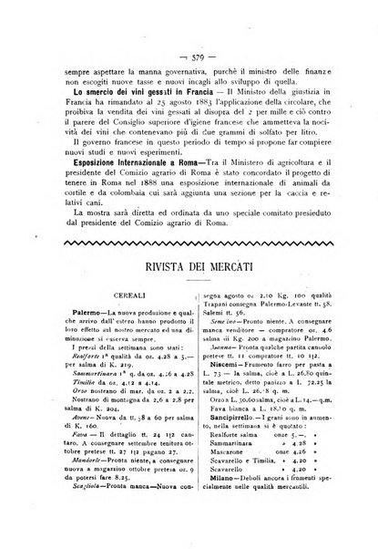 La Sicilia agricola giornale ebdomadario