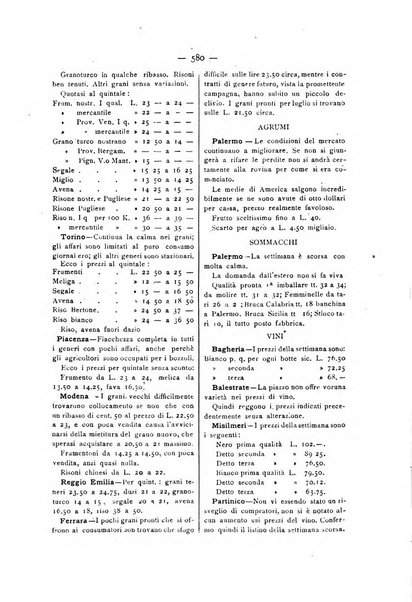 La Sicilia agricola giornale ebdomadario