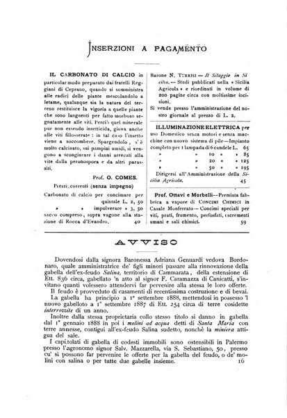 La Sicilia agricola giornale ebdomadario