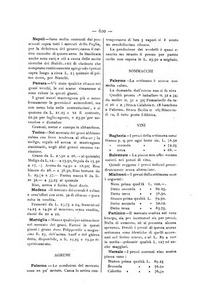 La Sicilia agricola giornale ebdomadario