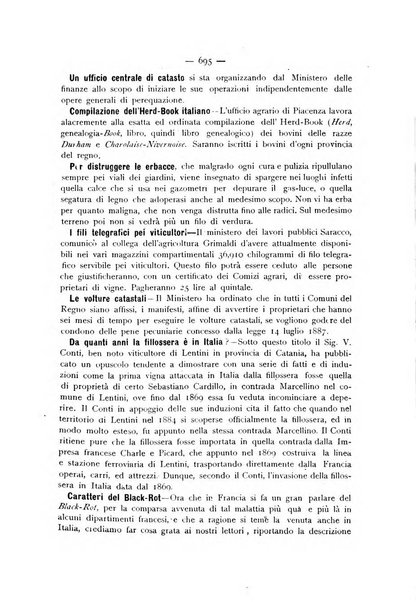 La Sicilia agricola giornale ebdomadario