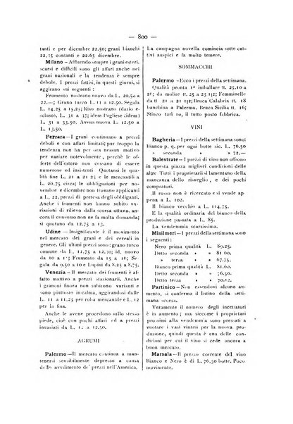 La Sicilia agricola giornale ebdomadario