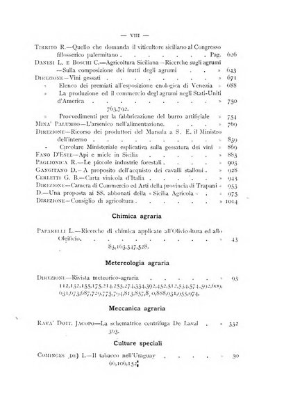 La Sicilia agricola giornale ebdomadario