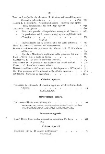 La Sicilia agricola giornale ebdomadario