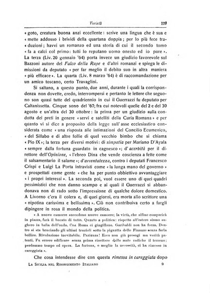 La Sicilia nel Risorgimento italiano bollettino semestrale del Comitato regionale siciliano della Societa nazionale per la storia del risorgimento italiano