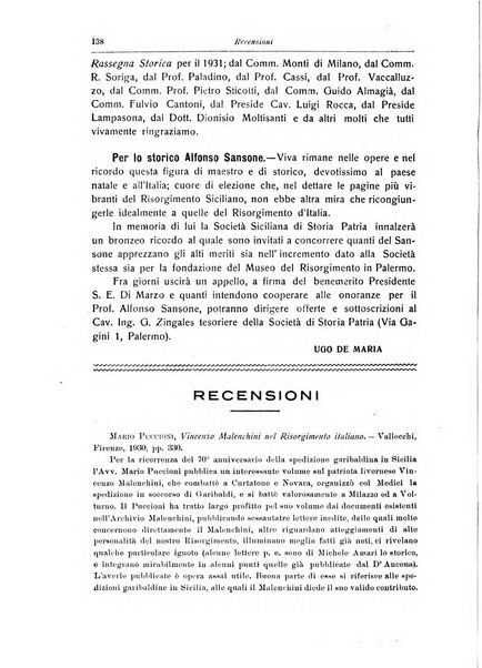 La Sicilia nel Risorgimento italiano bollettino semestrale del Comitato regionale siciliano della Societa nazionale per la storia del risorgimento italiano