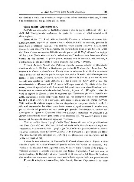 La Sicilia nel Risorgimento italiano bollettino semestrale del Comitato regionale siciliano della Societa nazionale per la storia del risorgimento italiano