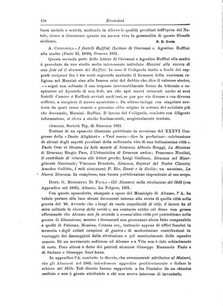 La Sicilia nel Risorgimento italiano bollettino semestrale del Comitato regionale siciliano della Societa nazionale per la storia del risorgimento italiano