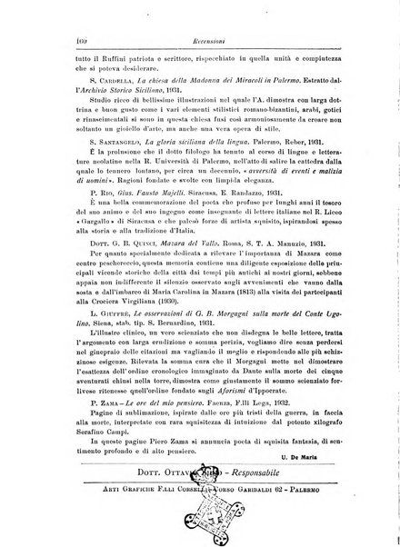 La Sicilia nel Risorgimento italiano bollettino semestrale del Comitato regionale siciliano della Societa nazionale per la storia del risorgimento italiano