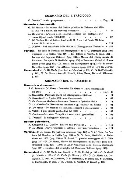 La Sicilia nel Risorgimento italiano bollettino semestrale del Comitato regionale siciliano della Societa nazionale per la storia del risorgimento italiano