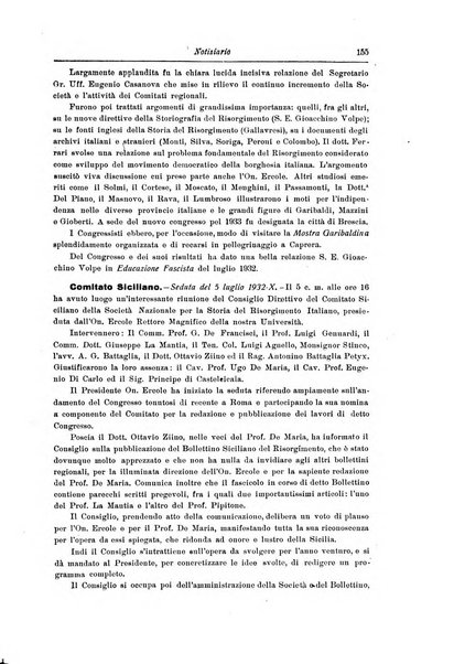 La Sicilia nel Risorgimento italiano bollettino semestrale del Comitato regionale siciliano della Societa nazionale per la storia del risorgimento italiano