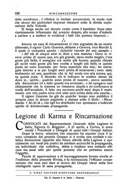 Rincarnazione rivista di cultura spirituale