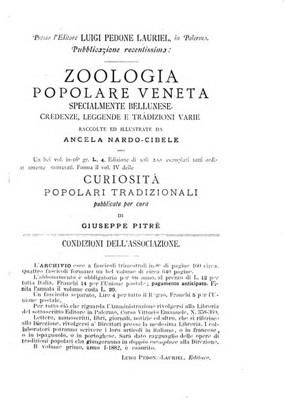 Archivio per lo studio delle tradizioni popolari rivista trimestrale