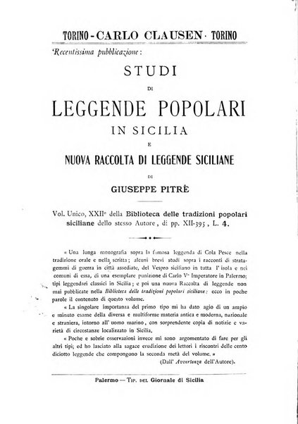 Archivio per lo studio delle tradizioni popolari rivista trimestrale