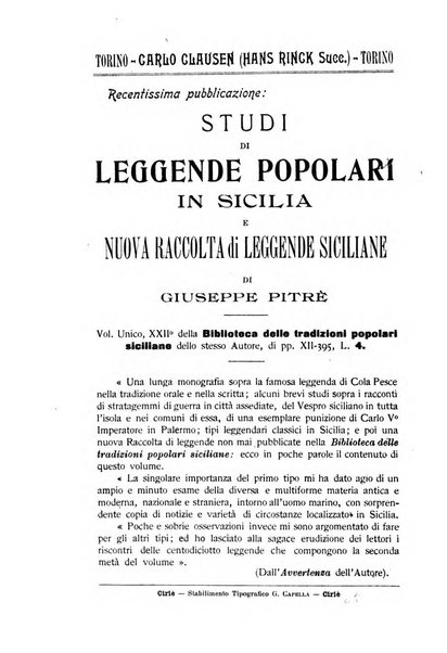 Archivio per lo studio delle tradizioni popolari rivista trimestrale